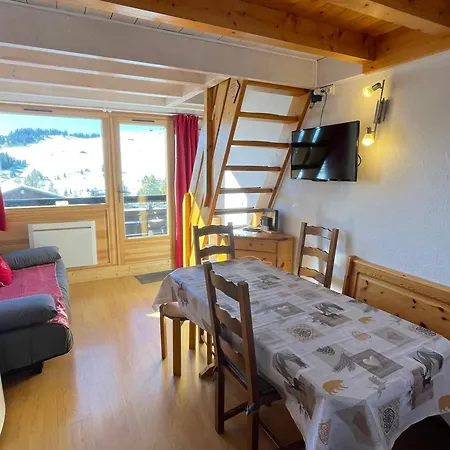 Apartment Saisies : 3 Pieces Mezzanine, 2 Salles De Bains, Vue Pistes - Fr-1-293-76 Hauteluce